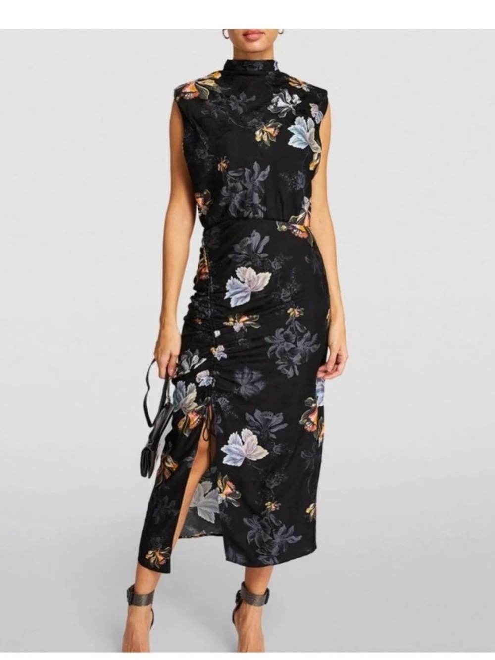 AllSaints Isa Lilly Midi Dress